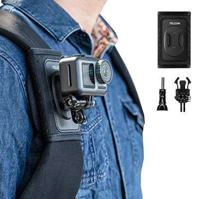 Afbeelding van Telesin Surfen Shoot Camera Mond Mount + Floaty Float Lanyard Strap voor GoPro / DJI OSMO &amp; Sports Action Cameras