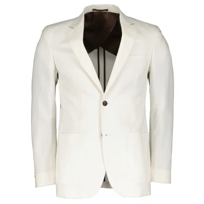 Afbeelding van Jac Hensen Premium Colbert Slim Fit Ecru 46