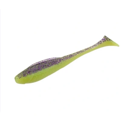 Afbeelding van Zeck BA Sexy Swimmer Shad 8cm Purple Chartreuse (9pcs)