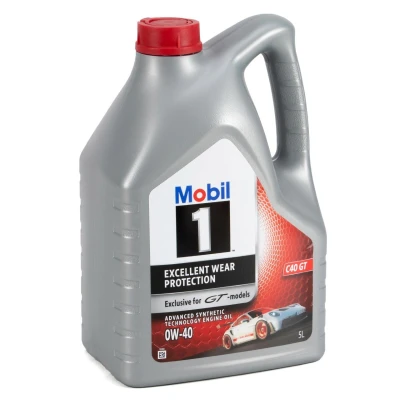 Afbeelding van Mobil 1 C40 GT 0W 40 5L Motorolie 157843 MERCEDES BENZ: C Class Saloon, E OPEL: Corsa D Hatchback, Hatchback