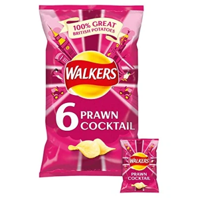 Afbeelding van Walkers Crisps Prawn Cocktail (6 x 25 g)