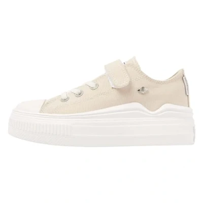 Afbeelding van British Knights KAYA FLOW Sneakers laag voor kinderen, Maat: 31, Beige Katoen