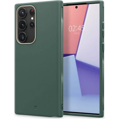 Afbeelding van Spigen Cyrill Color Brick Hoesje Geschikt voor Samsung Galaxy S23 Ultra Groen