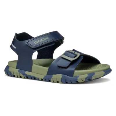 Afbeelding van Geox J Fommiex Boy, sandalen voor jongens, Navy Military, 32 EU