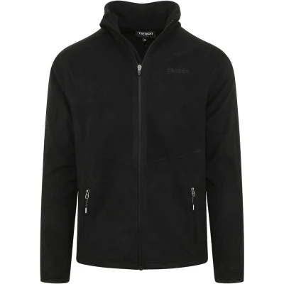 Afbeelding van Tenson Miracle Fleece Jack Zwart maat S Heren Outdoor met Modern fit Pasvorm sale Suitable Herenkleding