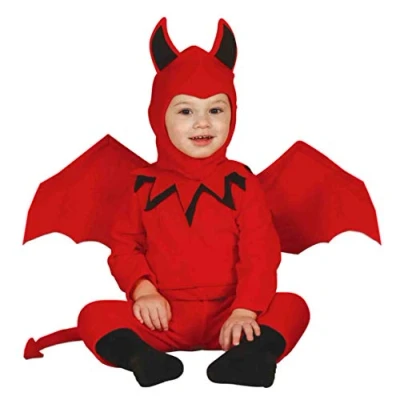 Afbeelding van Duivel Kostuum Snoezig Duiveltje Baby 1 2 jaar Halloween Verkleedkleding