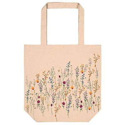 Afbeelding van Moses Shopper Boodschappentas Bloemen Roze 37 X 38 Cm