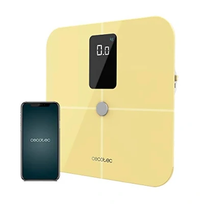 Afbeelding van Digital Bathroom Scales Cecotec Surface Precision 10400 Smart Healthy Vision Yellow