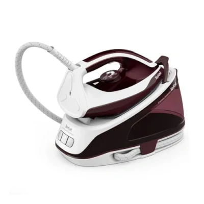Afbeelding van Tefal stoomstrijksysteem SV6120 EXPRESS EASY (Wit Bordeaux rood)