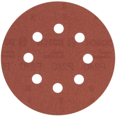 Afbeelding van Bosch Accessories 2609256A27 Excenterschuurpapier Met klittenband, Geperforeerd Korrelgrootte 240 (Ø) 125 mm 5 stuk(s)