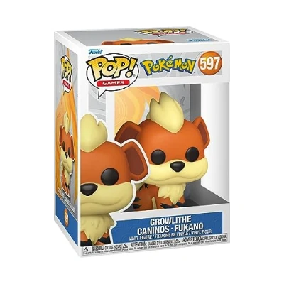 Image de Figurine Funko Pop Games Pokémon Growlithe EMEA