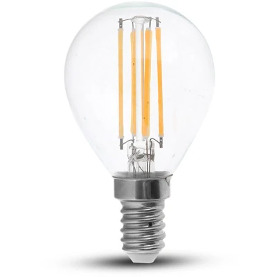 Afbeelding van V TAC VT 2466 N LED lamp 100lm/w Golf E14 Houder IP20 Helder 6W 600 Lumen 3000K