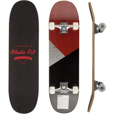 Afbeelding van Skateboard Hout ABEC 9 lagers PU dempers + wielen model Multicolour