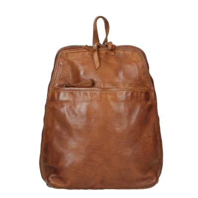 Afbeelding van Bear Design Cow Lavato Rugzak cognac Leren tas