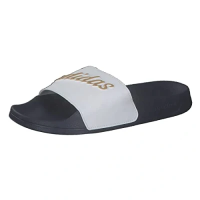 Afbeelding van adidas Performance Claquette Adilette Shower Badslippers, Dames, Maat: 37, White Kunststof