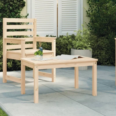 Afbeelding van Tuintafel 82,5x50,5x45 cm massief grenenhout