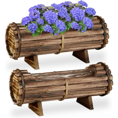 Afbeelding van Relaxdays, Bloempot, Bloembak (40 cm)