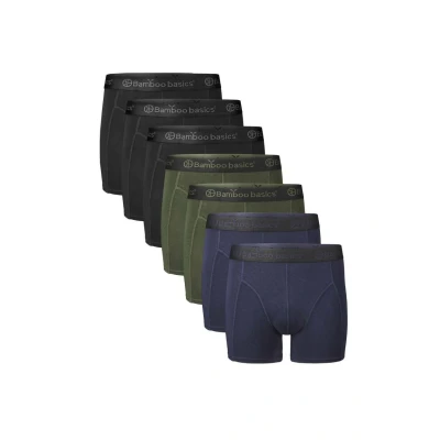 Afbeelding van Bamboo Basics 7ER PACK RICO Onderbroeken, Heren, Maat: Small, Schwarz grün blau