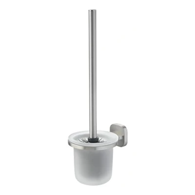 Afbeelding van Tiger Ramos Toiletborstel en houder van geborsteld roestvrij staal, 11 x 37,7 13,5 cm
