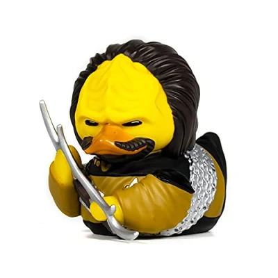 Afbeelding van TUBBZ Worf Eend Figuur, rubber, vinyl, officieel Star Trek product, tv, films en videogames