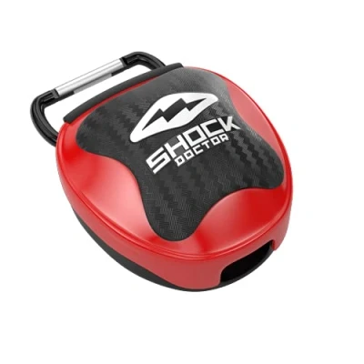 Afbeelding van Shock Doctor Opbergbox Gebitsbeschermer Red Rood Hockeybitje