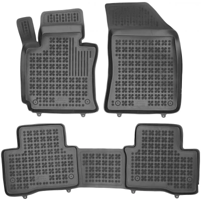 Afbeelding van REZAW PLAST 203002 Vloermatset Rubber voor en achter Zwart SSANGYONG: Tivoli Off Road