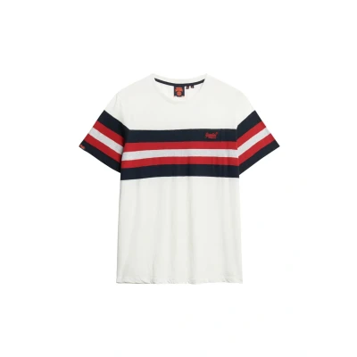 Afbeelding van Superdry Essentials T shirt met strepen Heren shirts