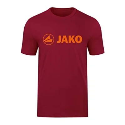 Afbeelding van T shirt Promo Wijnrood/fluo oranje / 152