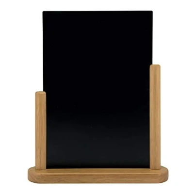 Afbeelding van Securit tafelkrijtbordje teak 32x27cm