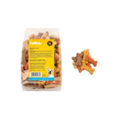 Afbeelding van Boomy Hondensnacks Hondensnoepjes Biscuit 4 mix 2 x 550g