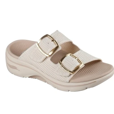 Afbeelding van Skechers Go Walk Arch Fit 2.0 Zandal C Dames Sandalen Naturel