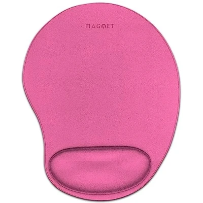 Afbeelding van Magnet Muismat, roze, EVA schuim, zacht gevoel, comfort met ergonomische polssteun, verbetert de precisie, professioneel