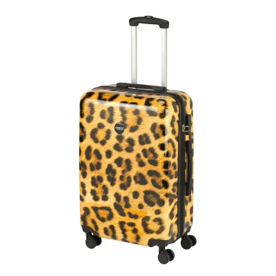Afbeelding van Princess Traveller Animal Print Medium Trolley leopard II Harde Koffer