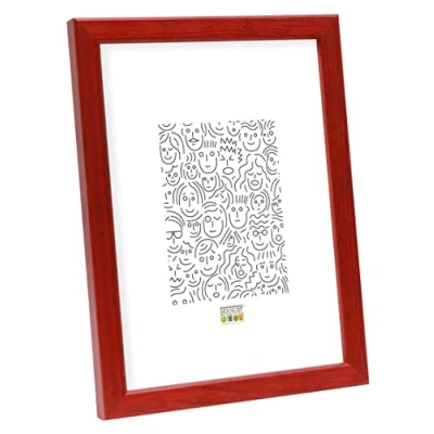 Afbeelding van Deknudt Frames fotolijst Rood Smal S41JL4 Voor foto: 20x30 cm