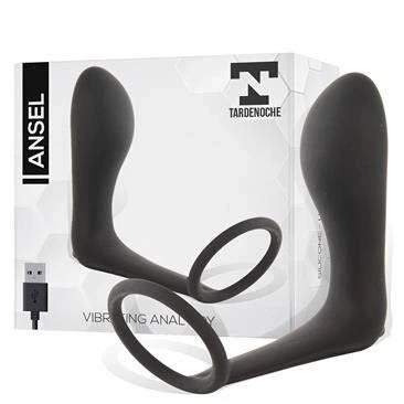 Afbeelding van TARDENOCHE Ansel Anal Plug With Vibration And Cock Ring Usb Silicone