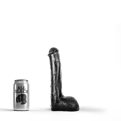 Afbeelding van Zwarte realistische dildo 23 cm