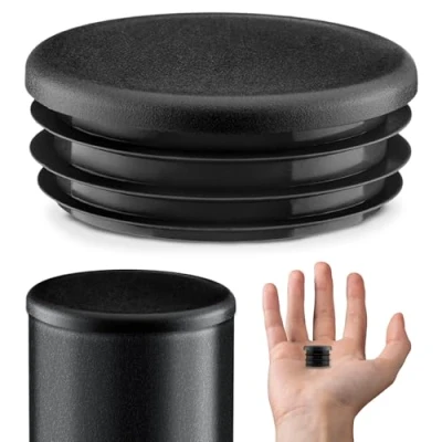 Afbeelding van Stop voor ronde buis 22 mm 5 stuks zwart (RAL 9005) dop 2,2 cm EMFA ®