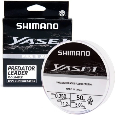 Afbeelding van Shimano Yasei Predator Fluorocarbon 50m Maat : 0.25mm 5.06 kilo