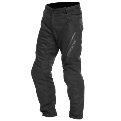 Afbeelding van Dainese Drake 2 Super Air Tex motorbroek van geventileerde stof voor zomerseizoen met afneembare beschermers, heren, zwart/zwart, 44