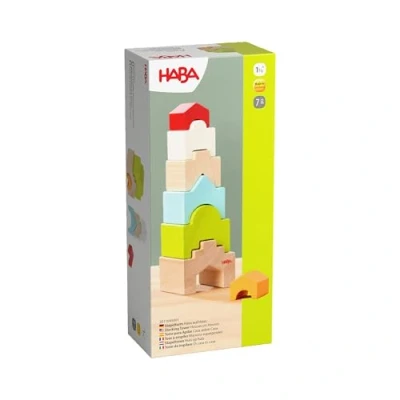 Afbeelding van Haba Houten Stapeltoren Huis op