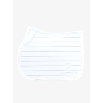 Image de PS of Sweden Tapis de Selle Stripe Saut Blanc Cob