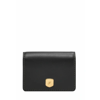 Afbeelding van FOSSIL Portemonnee Lennox Small Flap Wallet Black Zwart