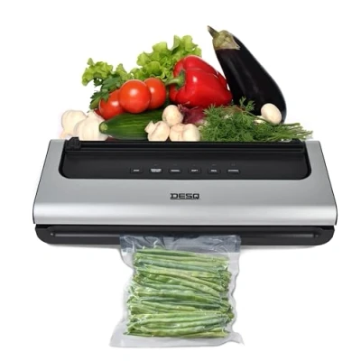 Afbeelding van DESQ® 7910 Vacumeermachine 5 standen Droog Vochtig Drukgevoelig Voedsel Rolsnijder Sterke 60 KPA zuigkracht Vacumeerzakken
