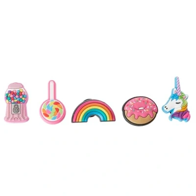 Image de Crocs Lot de 5 Breloques pour Chaussures Personnaliser avec Jibbitz Unisexe Adulte, Multicolore, Tout est beau, Taille unique