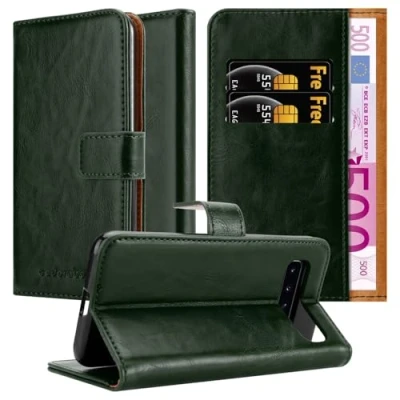 Afbeelding van Cadorabo Hoesje geschikt voor Samsung Galaxy S10 4G in GRAS GROEN Beschermhoes met magnetische sluiting, standfunctie en kaartvakje Book Case Cover Etui