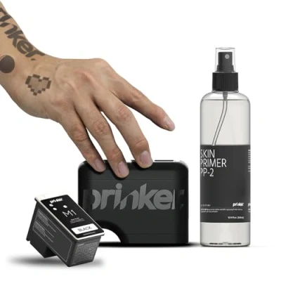 Afbeelding van Prinker Tijdelijke Tattoo (Prinker M met zwarte inkt)