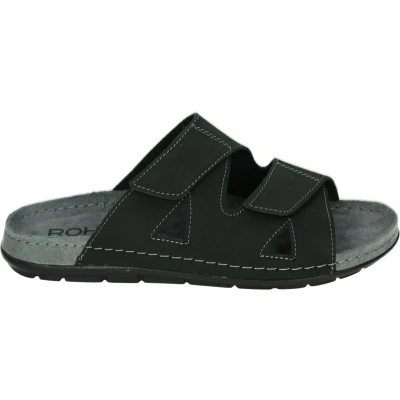 Afbeelding van Rohde 5914 Volwassenen Heren slippers Kleur: Zwart Maat: 41