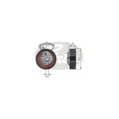 Afbeelding van Gates Spanrol distributieriem T43078
