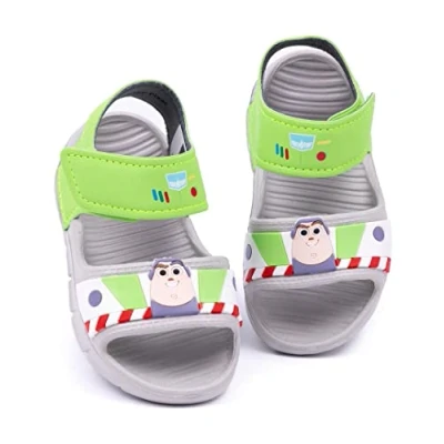 Afbeelding van Disney Toy Story Buzz Lightyear sandalen Kids Superheld Sliders jongens meisjes met steunriem Zomerschoenen groen grijs, Meerkleurig