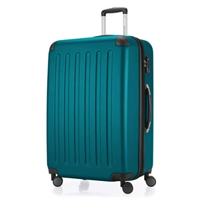 Image de HAUPTSTADTKOFFER Spree Valise plus Grande de soute, Poignée télescopique,Trolley Rigide ABS, TSA, extensible, extra léger, 4 roues, 75 cm, 119 L, Vert aqua